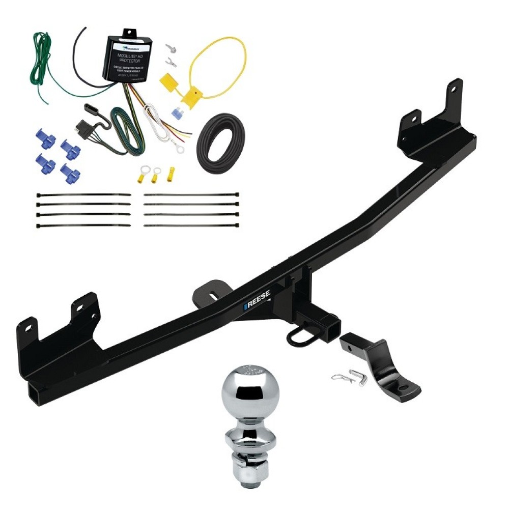 Custom Fit Trailer Hitch Draw-Bar w/ Pin/Clip Wiring Harness (Requires Splicing) 2” Chrome Ball Installation Hardware Installation Instructions 78297 3593 119148 63820 Reese Towpower Trailer Tow Hitch 2020 KIA Rio 5 Dr. Complete Package Wiring Draw Bar a Reese Trailer Tow Hitch For 2020 KIA Rio 5 Dr. Complete Package w/ Wiring Draw Bar and 2" Ball