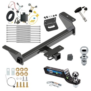 Custom Fit Trailer Hitch Wiring Harness (Plug & Play) 2" Drop Ball-Mount w/ Pin/Clip 2" Chrome Ball Security Lock Pin & Key 1-7/8" Chrome Ball 4-Flat Mounting Bracket Rubber Hitch Plug Cover Installation Hardware Installation Instru Ultimate Class 4 7K Tow Package For 16-23 Toyota Tacoma Trailer Hitch w/ Wiring 2" Drop Mount Dual 2" and 1-7/8" Ball Lock Bracket Cover 2" Receiver Reese