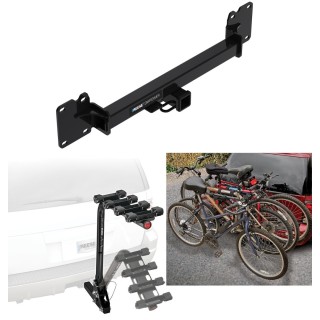 Custom Fit Trailer Hitch 4 Bike Carrier Installation Hardware Installation Instructions 84260 63124 Reese Towpower Trailer Hitch 4 Bike Rack 18-22 Land Rover Range Rover Velar All Styles Approved Recreational Offroad Use Carrier Adult Woman or Child Bicy Trailer Hitch w/ 4 Bike Rack For 18-23 Land Rover Range Rover Velar All Styles Approved for Recreational & Offroad Use Carrier for Adult Woman or Child Bicycles Foldable