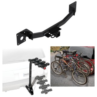 Custom Fit Trailer Hitch 4 Bike Carrier Installation Hardware Installation Instructions 84266 63124 Reese Towpower Trailer Hitch 4 Bike Rack 19-23 Cadillac XT4 All Styles Approved Recreational Offroad Use Carrier Adult Woman or Child Bicycles Foldable 19 Trailer Hitch w/ 4 Bike Rack For 19-24 Cadillac XT4 All Styles Approved for Recreational & Offroad Use Carrier for Adult Woman or Child Bicycles Foldable