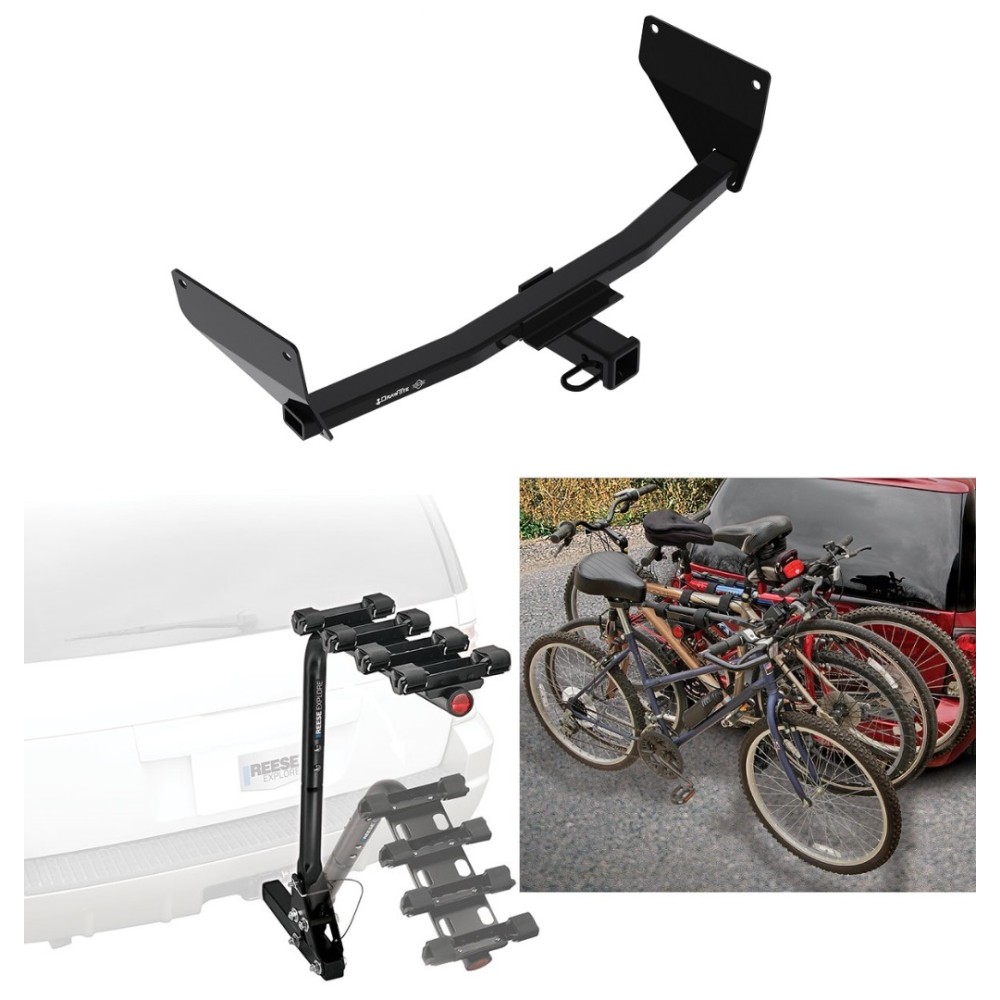 Trailer Hitch w/ 4 Bike Rack For 2122 Toyota Venza Approved