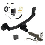 Reese Trailer Tow Hitch For 22-23 Chevrolet Bolt EUV Deluxe Package Wiring 2" Ball Mount and Lock Reese Trailer Tow Hitch For 22-23 Chevrolet Bolt EUV Deluxe Package Wiring 2" Ball Mount and Lock
