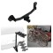 Trailer Hitch w/ 4 Bike Rack For 22-23 Chevrolet Bolt EUV Approved for Recreational & Offroad Use Carrier for Adult Woman or Child Bicycles Foldable