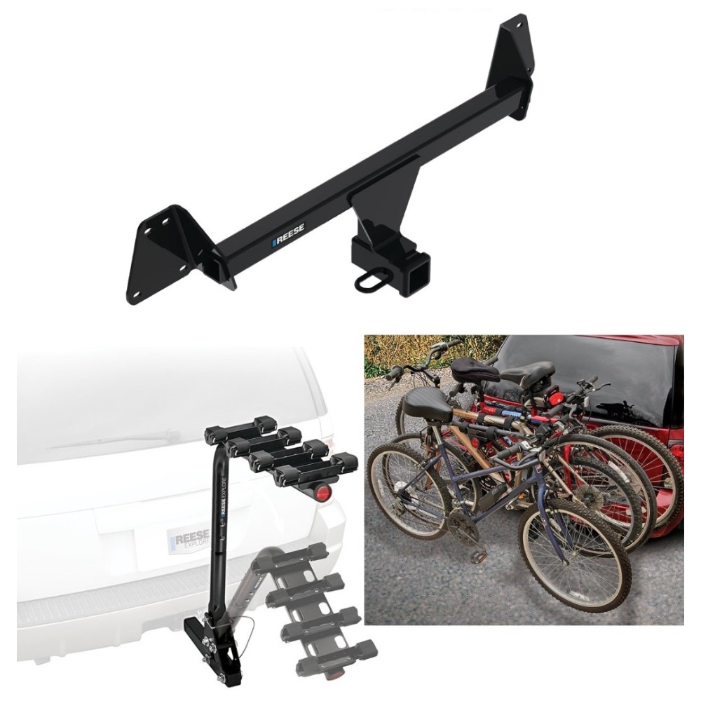 Trailer Hitch w/ 4 Bike Rack For 2022 Toyota Corolla Cross