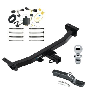 Reese Trailer Tow Hitch For 19-23 Ford Ranger Class 4 2" Receiver Complete Package w/ Wiring and 1-7/8" Ball