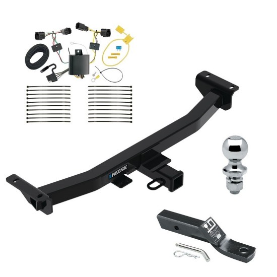 Custom Fit Trailer Hitch Wiring Harness (Plug & Play) 2" Drop Ball-Mount w/ Pin/Clip 1-7/8" Chrome Ball Installation Hardware Installation Instructions 84583 118654 23 63816 Reese Towpower Trailer Tow Hitch 19-23 Ranger Class 4 2" Rec Reese Trailer Tow Hitch For 19-23 Ford Ranger Class 4 2" Receiver Complete Package w/ Wiring and 1-7/8" Ball