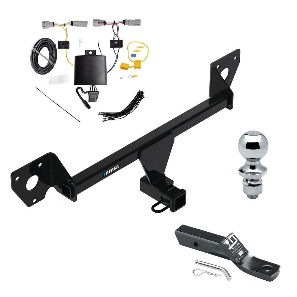 Custom Fit Trailer Hitch Wiring Harness (Plug & Play) 2" Drop Ball-Mount w/ Pin/Clip 1-7/8" Chrome Ball Installation Hardware Installation Instructions 84585 118825 23 63816 Reese Towpower Trailer Tow Hitch 21-23 Chevrolet Trailblazer Exce Reese Trailer Tow Hitch For 21-25 Chevrolet Trailblazer Except w/LED Taillights Class 3 2" Receiver Complete Package w/ Wiring and 1-7/8" Ball