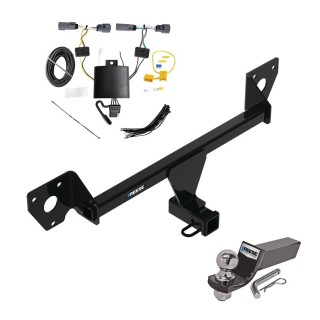 Custom Fit Trailer Hitch Wiring Harness (Plug & Play) 2" Drop Ball-Mount w/ Pin/Clip 2" Chrome Ball Installation Hardware Installation Instructions 84585 118829 21536 Reese Towpower Trailer Tow Hitch 20-23 Buick Encore GX Complete Package W Reese Trailer Tow Hitch For 20-24 Buick Encore GX Complete Package w/ Wiring and 2" Ball