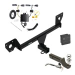 Custom Fit Trailer Hitch Wiring Harness (Plug & Play) 2" Drop Ball-Mount w/ Locking Pin/Clip 2" Chrome Ball Rubber Hitch Plug Cover Installation Hardware Installation Instructions 84585 118829 7005111 7010 Reese Towpower Trailer Tow Hitch 2 Reese Trailer Tow Hitch For 20-24 Buick Encore GX Deluxe Package Wiring 2" Ball Mount and Lock