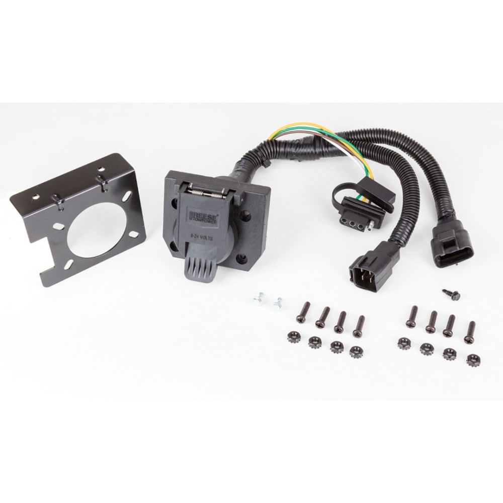 8551000 2003 2004 2005 2006 03 04 05 06 Tundra w/Factory 7-Way 2003 Reese Towpower Reese Trailer Tow Wiring Harness 7-Way + 4-Way Flat 7-Way & 4-Way Trailer Wiring Harness Kit For 03-06 Toyota Tundra w/Factory 7-Way