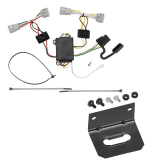 Plug and Play T-One Wiring Harness Connector 4-Flat Mounting Bracket Installation Instructions 85718 118144 Reese Towpower Trailer Wiring and Bracket 05-15 Toyota Tacoma 2008 Hilux 10-12 Hilux 93-98 T100 Plug Play 4-Flat Harness 93 94 95 96 97 98 99 00 0 Reese Trailer Wiring and Bracket For 05-15 Toyota Tacoma 2008 Hilux 10-12 Hilux 93-98 T100 Plug & Play 4-Flat Harness