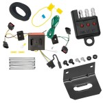 Plug and Play T-One Wiring Harness Connector 4-Flat Mounting Bracket 4-Flat Car End Tester w/ LED Display 85775 118144 20114 Reese Towpower Trailer Wiring and Bracket Light Tester 08-10 Chrysler Town Country Dodge Grand Caravan 08-12 Caliber 11-13 Durang Reese Trailer Wiring and Bracket w/ Light Tester For 08-10 Chrysler Town & Country Dodge Grand Caravan 08-12 Caliber 11-13 Durango 08-17 Jeep Patriot Plug & Play 4-Flat Harness