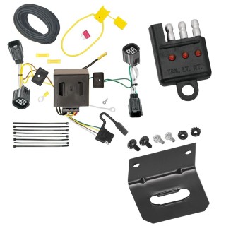 Plug and Play T-One Wiring Harness Connector 4-Flat Mounting Bracket 4-Flat Car End Tester w/ LED Display 85777 118144 20114 Reese Towpower Trailer Wiring and Bracket Light Tester 11-16 Chrysler Town Country 11-20 Dodge Grand Caravan 12-15 RAM C/V Plug P Reese Trailer Wiring and Bracket w/ Light Tester For 11-16 Chrysler Town & Country 11-20 Dodge Grand Caravan 12-15 RAM C/V Plug & Play 4-Flat Harness