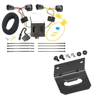 Plug and Play T-One Wiring Harness Connector 4-Flat Mounting Bracket Installation Instructions 85787 118144 Reese Towpower Trailer Wiring and Bracket 07-11 Dodge Nitro 08-12 Jeep Liberty Plug Play 4-Flat Harness 07 08 09 10 11 12 2007 2008 2009 2010 2011 Reese Trailer Wiring and Bracket For 07-11 Dodge Nitro 08-12 Jeep Liberty Plug & Play 4-Flat Harness