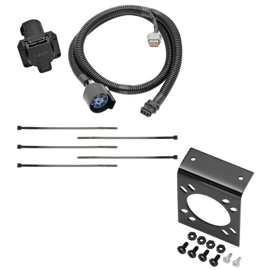 Tow Harness Wiring Package (7-Way) 7-Way Mounting Bracket 85807 20212 Reese Towpower 7-Way RV Trailer Wiring Harness Mounting Bracket 05-21 Nissan Frontier 05-12 Pathfinder 05-15 Xterra 09-12 Suzuki Equator 05 06 07 08 09 10 11 12 13 14 15 16 17 18 19 20 7-Way RV Trailer Wiring Harness w/ Mounting Bracket For 05-21 Nissan Frontier 05-12 Pathfinder 05-15 Xterra 09-12 Suzuki Equator