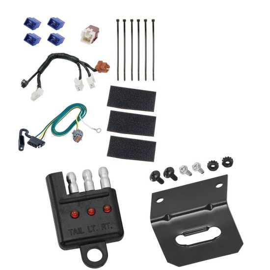 Plug and Play T-One Wiring Harness Connector 4-Flat Mounting Bracket 4-Flat Car End Tester w/ LED Display 85883 118144 20114 Reese Towpower Trailer Wiring and Bracket Light Tester 14-21 Infiniti QX60 13-20 Nissan Pathfinder Plug Play 4-Flat Harness 13 14 Reese Trailer Wiring and Bracket w/ Light Tester For 14-21 Infiniti QX60 13-20 Nissan Pathfinder Plug & Play 4-Flat Harness