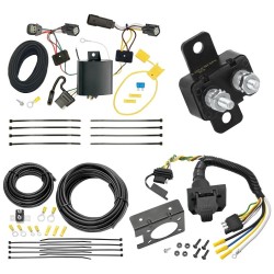 Trailer Hitch 7 Way RV Wiring Kit For 15-18 Ford Edge Plug Prong Pin Brake Control Ready