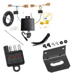 Plug and Play T-One Wiring Harness Connector 4-Flat Mounting Bracket 4-Flat Car End Tester w/ LED Display 89532 118144 20114 Reese Towpower Trailer Wiring and Bracket Light Tester 18-21 Volkswagen Tiguan Plug Play 4-Flat Harness 18 19 20 21 2018 2019 2020 Reese Trailer Wiring and Bracket w/ Light Tester For 18-21 Volkswagen Tiguan Plug & Play 4-Flat Harness