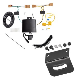 Plug and Play T-One Wiring Harness Connector 4-Flat Mounting Bracket Installation Instructions 89532 118144 Reese Towpower Trailer Wiring and Bracket 18-21 Volkswagen Tiguan Plug Play 4-Flat Harness 18 19 20 21 2018 2019 2020 2021 Reese Trailer Wiring and Bracket For 18-21 Volkswagen Tiguan Plug & Play 4-Flat Harness