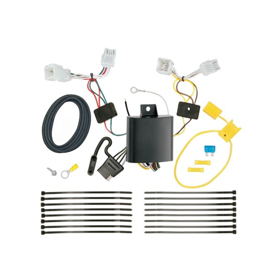 Reese Trailer Tow Hitch For 17-24 KIA Niro Except Plug-In-Hybrid Complete Package w/ Wiring Draw Bar and 1-7/8" Ball