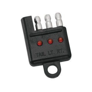Plug and Play T-One Wiring Harness Connector 4-Flat Mounting Bracket 4-Flat Car End Tester w/ LED Display 85246 118144 20114 Reese Trailer Wiring and Bracket Light Tester 00-02 Chevy Express GMC Savana 1500 2500 3500 Plug Play 4-Flat Harness 00 01 02 200 Trailer Wiring and Bracket w/ Light Tester For 00-02 Chevy Express GMC Savana 1500 2500 3500 Plug & Play 4-Flat Harness