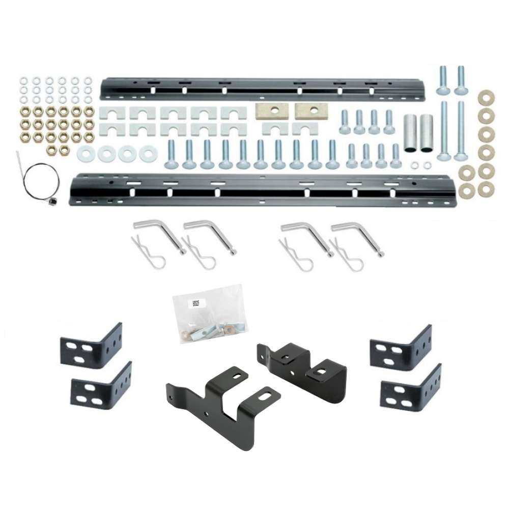 Base Rail Kit Rail Brakets and Hardware Adapter Bracket 58522 30035 58522 Reese Reese Base Rail Kit Custom Bracket 14-23 RAM 2500 Above Bed Accepts all Industry Standard Gooseneck and Fifth Wheel Hitches 14 15 16 17 18 19 20 21 22 23 2014 2015 2016 2017 2 Reese Base Rail Kit w/ Custom Bracket For 14-23 RAM 2500 Above Bed Accepts all Industry Standard Gooseneck and Fifth Wheel Hitches