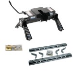 Reese Dual Jaw 16K Fifth Wheel Trailer Hitch W/ Rails For 2007-2021 Toyota Tundra Base Rail Kit 5th Wheel Brackets Hardware