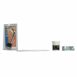 30053 Reese Fifth Wheel Starter Kit Reese Fifth Wheel Trailer Hitch Starter Kit 10" Round Lube Plate 1/4" Thick, Lube, Cover, King Pin Lock, Lock Links