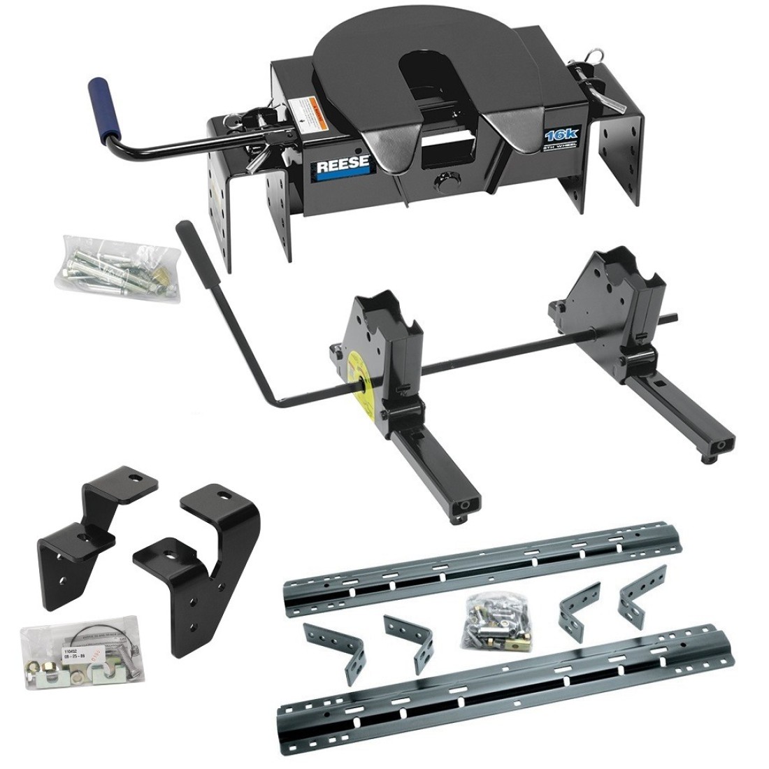 Reese 15K Fifth Wheel Trailer Hitch w/ Slider and Rails For 0312 Dodge