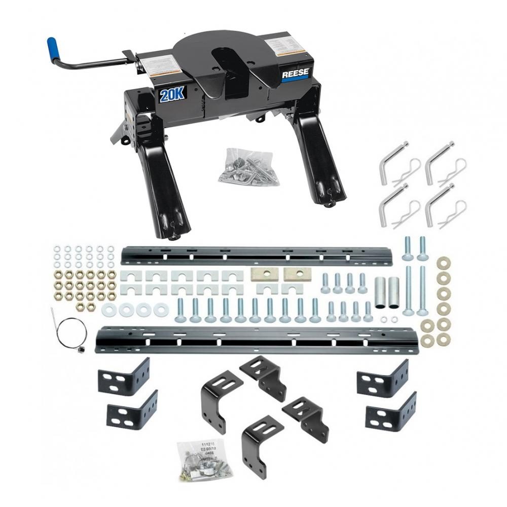 Reese 20K Fifth Wheel Trailer Hitch W/ Rails For 2004-2014 Ford F-150 Base Rail Kit 5th Wheel Brackets Hardware