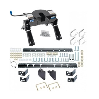 Reese Dual Jaw 16K 5th Wheel Hitch Fifth Wheel Kwik-Slide Slider Unit Base Rail Kit Brakets and HardwareAdaptor Bracket 58520 4 Pins and 4 Clips 30047A 30048 30035 58520 Reese Reese Dual Jaw 16K Fifth Wheel Trailer Hitch Kwik Slide Slider and Rails 2013- Reese Dual Jaw 16K Fifth Wheel Trailer Hitch w/ Kwik Slide Slider and Rails For 2013-2024 RAM 3500 Truck Base Rail Kit 5th Wheel Brackets Hardware