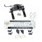 Reese Dual Jaw 16K 5th Wheel Hitch Fifth Wheel Kwik-Slide Slider Unit Base Rail Kit Brakets and HardwareAdaptor Bracket 58520 4 Pins and 4 Clips 30047A 30048 30035 58520 Reese Reese Dual Jaw 16K Fifth Wheel Trailer Hitch Kwik Slide Slider and Rails 2013- Reese Dual Jaw 16K Fifth Wheel Trailer Hitch w/ Kwik Slide Slider and Rails For 2013-2024 RAM 3500 Truck Base Rail Kit 5th Wheel Brackets Hardware