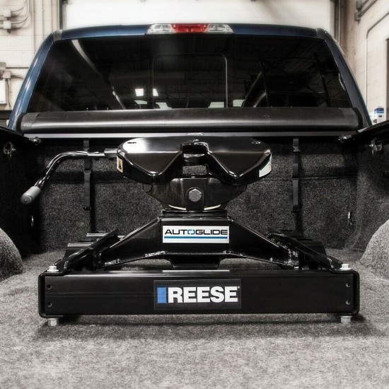 Elite Series Fifth Wheel 20K (Pre-Assembled)Slider Unit 90 Degree Fifth Wheel Adapter Harness Installation Hardware Installation Instructions 38965 Reese Elite 20K 5th Wheel Autoglide Slider Hitch 11-22 Super Duty w/ Puck System Fifth Wheel Trailer Hitch Reese Elite 20K 5th Wheel Autoglide Slider Hitch For 11-22 Ford Super Duty w/ Puck System Fifth Wheel Trailer Hitch Lifetime Warranty