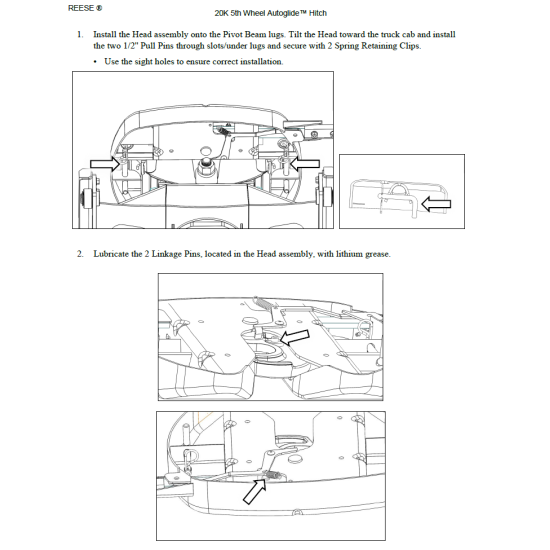 Elite Series Fifth Wheel 20K (Pre-Assembled)Slider Unit 90 Degree Fifth Wheel Adapter Harness Installation Hardware Installation Instructions 38965 Reese Elite 20K 5th Wheel Autoglide Slider Hitch 11-22 Super Duty w/ Puck System Fifth Wheel Trailer Hitch Reese Elite 20K 5th Wheel Autoglide Slider Hitch For 11-22 Ford Super Duty w/ Puck System Fifth Wheel Trailer Hitch Lifetime Warranty
