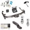 Custom Fit Trailer Hitch Wiring Harness (Requires Splicing) 2" Drop Ball-Mount w/ Pin/Clip Security Lock Pin & Key 2-5/16" and 2" Chrome Ball 4-Flat Mounting Bracket Rubber Hitch Plug Cover Installation Hardware Installation Instruction Ultimate Class 5 13K Tow Package For 01-07 Chevrolet Silverado GMC Sierra 2500 3500 Trailer Hitch w/ Wiring Dual 2" and 2-5/16" Ball 2" Drop Mount Lock Bracket Cover 2" Receiver