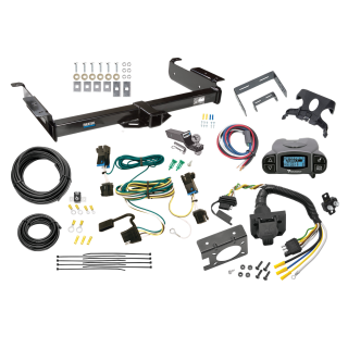 44028 85343 20506 7012a 118392 21536 90195 Reese Trailer Hitch Tow Package Prodigy P3 Brake Control 03-21 Chevy Express GMC Savana 1500 2500 3500 7-Way RV Wiring 2" Drop Mount 2" Ball Class 3 2" Receiver Reese Tekonsha 03 04 05 06 07 08 09 Trailer Hitch Tow Package Prodigy P3 Brake Control For 03-21 Chevy Express GMC Savana 1500 2500 3500 w/ 7-Way RV Wiring 2" Drop Mount 2" Ball Class 3 2" Receiver Reese Tekonsha