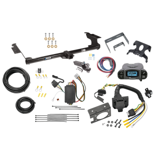 Trailer Hitch Tow Package Prodigy P3 Brake Control For 05-10 Honda Odyssey w/ 7-Way RV Wiring 2" Drop Mount 2" Ball Class 3 2" Receiver Reese Tekonsha