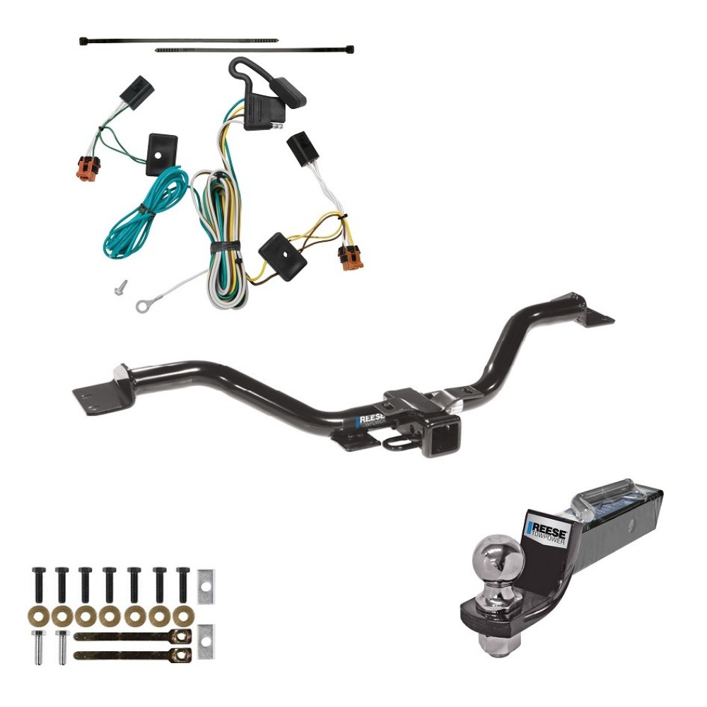 Tow Package For 07-12 GMC Acadia Trailer Hitch w/ Wiring 2" Drop Mount 2" Ball 2" Receiver Reese
