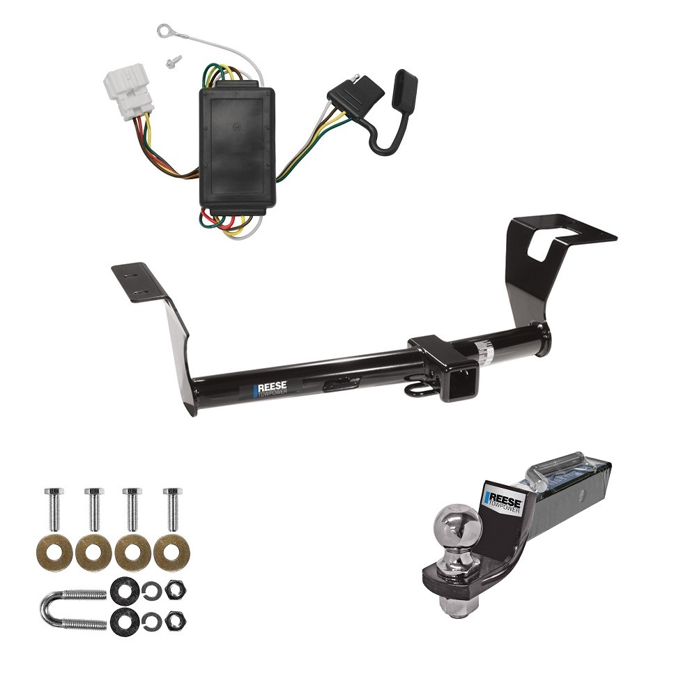 Custom Fit Trailer Hitch Wiring Harness (Plug & Play) 2" Drop Ball-Mount w/ Pin/Clip 2" Chrome Ball Installation Hardware Installation Instructions 44575 118427 21536 Reese Tow Package 07-11 Honda CR-V Trailer Hitch Wiring 2" Drop Mount Tow Package For 07-11 Honda CR-V Trailer Hitch w/ Wiring 2" Drop Mount 2" Ball 2" Receiver Reese