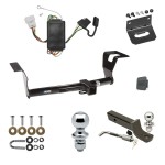 Custom Fit Trailer Hitch Wiring Harness (Plug & Play) 2" Drop Ball-Mount w/ Locking Pin/Clip 2" Chrome Ball 4-Flat Mounting Bracket 1-7/8" Chrome Ball Rubber Hitch Plug Cover Installation Hardware Installation Instructions 44575 118427 Ultimate Tow Package For 07-11 Honda CR-V Trailer Hitch w/ Wiring 2" Drop Mount Dual 2" and 1-7/8" Ball Lock Bracket Cover 2" Receiver Reese