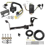 Custom Fit Trailer Hitch Wiring Harness (Plug & Play) Trailer Connector Adapter Brake Control Wiring Kit Circuit Breaker Installation Hardware Installation Instructions 44575 85343 20506 7012a 118427 Reese Trailer Hitch 7-Way RV Wiring 07-11 Honda CR Trailer Hitch w/ 7-Way RV Wiring For 07-11 Honda CR-V Class 3 2" Receiver All Models Reese