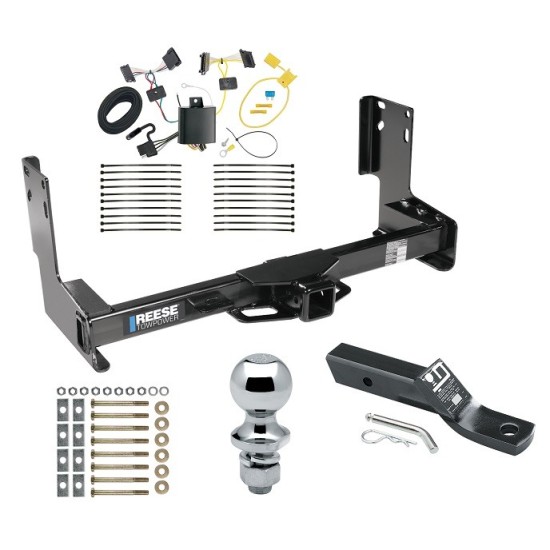 Custom Fit Trailer Hitch Wiring Harness (Plug & Play) 2" Drop Ball-Mount w/ Pin/Clip 1-7/8" Chrome Ball Installation Hardware Installation Instructions 44576 118649 23 63816 Reese Trailer Tow Hitch 14-22 Freightliner Mercedes-Benz Sprinter 2 Reese Trailer Tow Hitch For 14-22 Freightliner Mercedes-Benz Sprinter 2500 3500 2" Receiver Complete Package w/ Wiring and 1-7/8" Ball