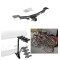 Trailer Hitch w/ 4 Bike Rack For 05-09 Hyundai Tucson 05-10 KIA Sportage Approved for Recreational & Offroad Use Carrier for Adult Woman or Child Bicycles Foldable