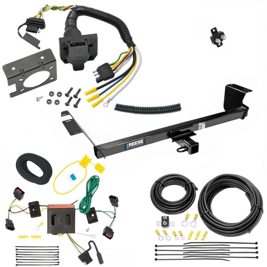 Custom Fit Trailer Hitch Wiring Harness (Plug & Play) Trailer Connector Adapter Brake Control Wiring Kit Circuit Breaker Installation Hardware Installation Instructions 44586 85343 20506 7012a 118552 Reese Trailer Hitch 7-Way RV Wiring 08-10 Chrysler Trailer Hitch w/ 7-Way RV Wiring For 08-10 Chrysler Town & Country Dodge Grand Caravan Class 3 2" Receiver All Models Reese