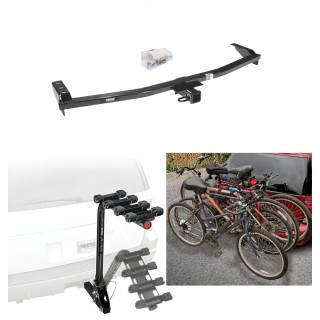 Custom Fit Trailer Hitch 4 Bike Carrier Installation Hardware Installation Instructions 44589 63124 Reese Trailer Hitch 4 Bike Rack 01-06 Acura MDX 03-08 Honda Pilot Approved Recreational Offroad Use Carrier Adult Woman or Child Bicycles Foldable 01 02 0 Trailer Hitch w/ 4 Bike Rack For 01-06 Acura MDX 03-08 Honda Pilot Approved for Recreational & Offroad Use Carrier for Adult Woman or Child Bicycles Foldable