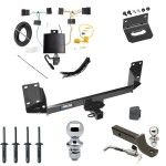 Custom Fit Trailer Hitch Wiring Harness (Plug & Play) 2" Drop Ball-Mount w/ Locking Pin/Clip 2" Chrome Ball 4-Flat Mounting Bracket 1-7/8" Chrome Ball Rubber Hitch Plug Cover Installation Hardware Installation Instructions 44590 118743 Ultimate Tow Package For 15-18 BMW X5 Trailer Hitch w/ Wiring 2" Drop Mount Dual 2" and 1-7/8" Ball Lock Bracket Cover 2" Receiver Reese