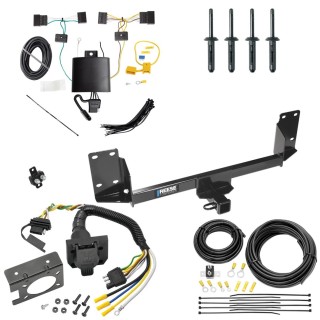 Custom Fit Trailer Hitch Wiring Harness (Plug & Play) Trailer Connector Adapter Brake Control Wiring Kit Circuit Breaker Installation Hardware Installation Instructions 44590 85343 20506 7012a 118743 Reese Trailer Hitch 7-Way RV Wiring 15-18 BMW X5 C Trailer Hitch w/ 7-Way RV Wiring For 15-18 BMW X5 Class 4 2" Receiver Reese