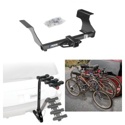 Trailer Hitch w/ 4 Bike Rack For 09-13 Subaru Forester Approved for Recreational & Offroad Use Carrier for Adult Woman or Child Bicycles Foldable Trailer Hitch w/ 4 Bike Rack For 09-13 Subaru Forester Approved for Recreational & Offroad Use Carrier for Adult Woman or Child Bicycles Foldable