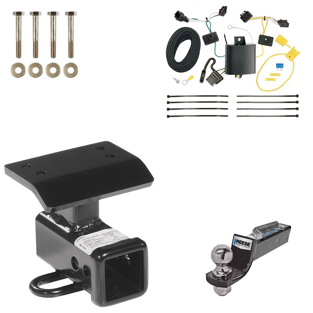 Custom Fit Trailer Hitch Wiring Harness (Plug & Play) 2" Drop Ball-Mount w/ Pin/Clip 2" Chrome Ball Installation Hardware Installation Instructions 44611 118675 21536 Reese Tow Package 12-17 Volkswagen Tiguan Trailer Hitch Wiring 2" Dro Tow Package For 12-17 Volkswagen Tiguan Trailer Hitch w/ Wiring 2" Drop Mount 2" Ball 2" Receiver Reese