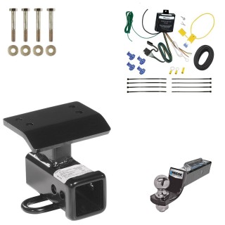 Custom Fit Trailer Hitch Wiring Harness (Requires Splicing) 2" Drop Ball-Mount w/ Pin/Clip 2" Chrome Ball Installation Hardware Installation Instructions 44611 119191 21536 Reese Tow Package 09-11 Volkswagen Tiguan Trailer Hitch Wiring 2" Tow Package For 09-11 Volkswagen Tiguan Trailer Hitch w/ Wiring 2" Drop Mount 2" Ball 2" Receiver Reese